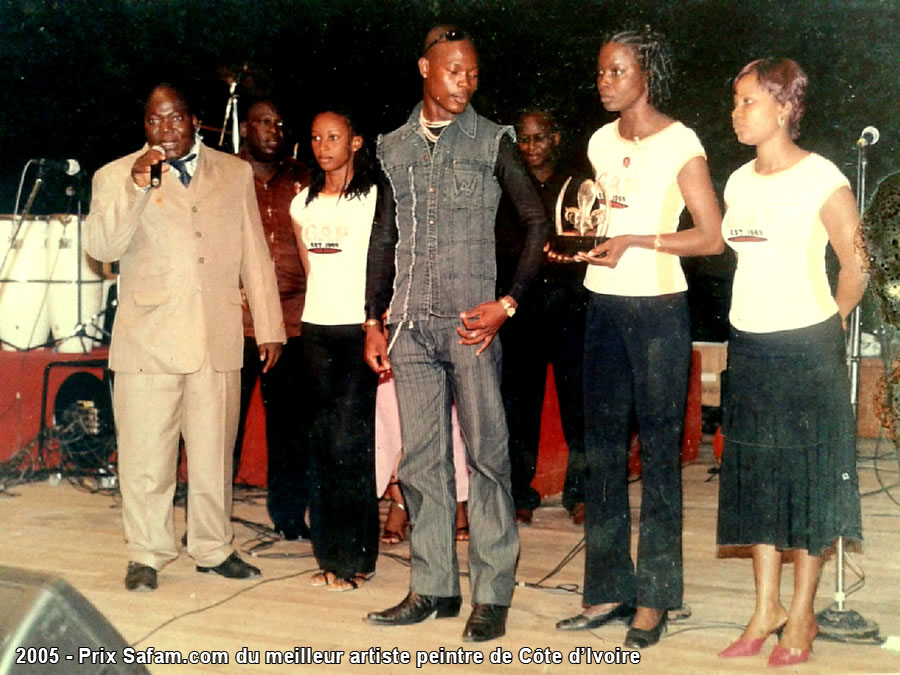 2005 - Prix Safam.com du meilleur artiste peintre de Cote divoire